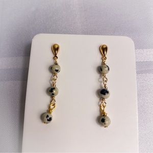 Dalmatian Jasper Earrings